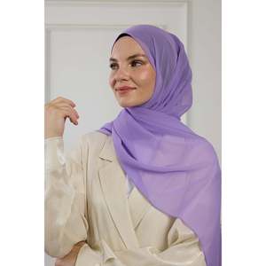 Châle en mousseline - Lilas - Lilas - Product Image 4