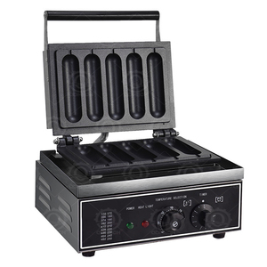 Gaufrier en acier inoxydable <span class=keywords><strong>à</strong></span> presser les hot dogs farcis <span class=keywords><strong>à</strong></span> prix compétitif Gaufrier commercial de grande capacité - Product Image 1
