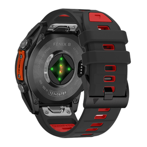 <span class=keywords><strong>Correa</strong></span> de Repuesto Deportiva de 26 mm y 22 mm para <span class=keywords><strong>Garmin</strong></span> <span class=keywords><strong>Fenix</strong></span> 8 de 51 mm y 47 mm, 7X/6X Pro/5X Plus, <span class=keywords><strong>Correa</strong></span> de Reloj de Silicona de Dos Colores - Product Image 2