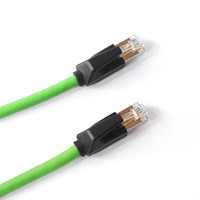 Câble de raccordement réseau industriel haute flexibilité Cat6 Cat6A Cat7 S/FTP, gaine PUR/PVC, RJ45, PROFINET, Ethernet, 22 26AWG
