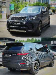 Rouleaux de film vinyle pour voiture en fibre de <span class=keywords><strong>carbone</strong></span> caméléon bleu, vert aventurine, TPU noir fantôme, camouflage, noir rouge brillant - Product Image 3