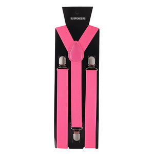 Unisex dây đeo bretels/treo cho nam giới và phụ nữ thời trang đồng bằng màu đen với hải quân đỏ Burgundy thanh lịch niềng răng - Product Image 6