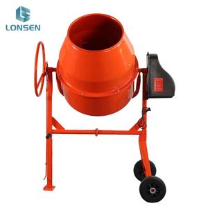 Mezcladora de Concreto Eléctrica Móvil de Acero, 70L-280L, Operación Manual, Alta Eficiencia, Productividad de 3M/H para Pequeñas Construcciones - Product Image 3