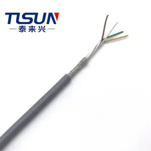 US Gauge Line 758 PVC Cable UL2517 4X22AWG Signal Transmission Line Tinned Copper Braid Voltage 300V