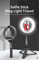 Nouveau Trépied Portable L07 avec Perche à Selfie sans Fil et Lumière LED de 5 Pouces pour Diffusion en Direct et Prise de Selfies 2026