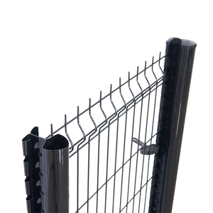 Panel de Cerca para Jardín Peach 3D, Tipo Columna, Malla de Acero Galvanizado Soldada, Duradera, Ecológica, 2m, Puerta de Seguridad Decorativa Curva - Product Image 6