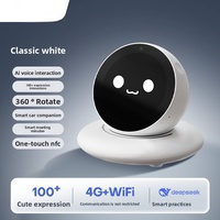 Robot Interattivo Intelligente con Doppia Rete 4G WiFi, Modello in Plastica, Controllo Vocale e Rotazione a 360°, Fornitura Diretta dalla Fabbrica