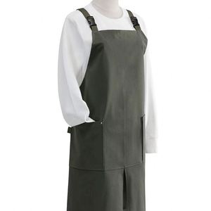 Delantal Unisex Estilo Japonés Coreano Reutilizable y Lavable para Cocina, Arte, Arreglos Florales, Barista de Té con Leche - Product Image 4