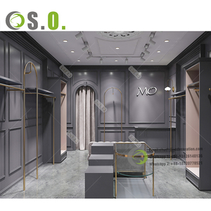 Negozio di abbigliamento boutique di moda personalizzato interior design per la decorazione del negozio di abbigliamento da <span class=keywords><strong>uomo</strong></span> - Product Image 2