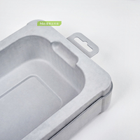 Boîte d'emballage personnalisée en pulpe moulée biodégradable et écologique pour écouteurs Bluetooth et appareils électroniques grand public