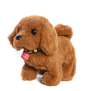 Cachorro eléctrico de peluche de alta calidad, juguete de simulación para niños, perro que caminará, ladrará, perro de juguete para mascotas, agente de compra 1688, agente de abastecimiento - Product Image 5