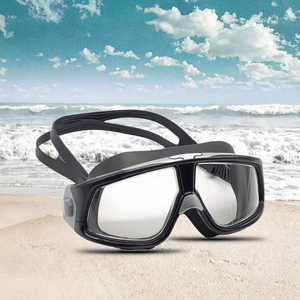 <span class=keywords><strong>Occhialini</strong></span> da <span class=keywords><strong>Nuoto</strong></span> da <span class=keywords><strong>Uomo</strong></span> Antiappannamento, Impermeabili, con Montatura Grande, in Silicone, Anti-perdita, per Piscina e Gara - Product Image 4