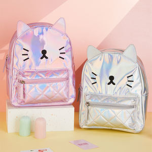 Sac d'école personnalisé pour enfants mignon et tendance holographique en cuir PU sacs à dos <span class=keywords><strong>fantaisie</strong></span> pour enfants - Product Image 2