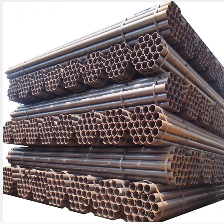 hot Black seamless steel pipe oil well drilling tubing pipe prices