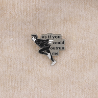 Broche en émail inspirée des vampires avec citations amusantes, épingles de revers, badges pour sacs à dos, accessoires vestimentaires, bijoux en forme de cœur, cadeaux