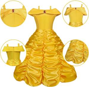Robe de Déguisement <span class=keywords><strong>Princesse</strong></span> Belle pour Petite Fille, Tenue de Fête pour Enfants - Product Image 2