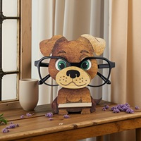 Meilleure vente transfrontalière : Support de lunettes en forme de vache surélevée, Ornement de décoration d'intérieur créatif de style dessin animé