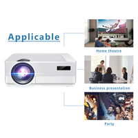 Mini projecteur intelligent 4K Ultra HD pour le cinéma à domicile en extérieur