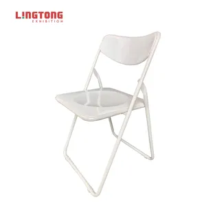 Various Types Folding Chair Plastic Seat Exhibition Furniture Bar Chair for Trade Display Stand
