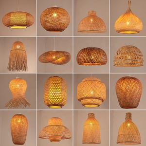 Modern Woven Chandelier <strong>Lamp</strong> Dining <strong>Bamboo</strong> Ceilings Decorative Kitchen <strong>Lamp</strong> <strong>Shade</strong> Woven Oversized Rattan Cane Pendants Light - Product Image 2