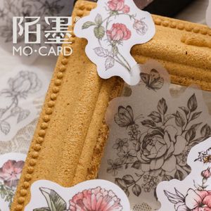 20 fogli Per confezione adesivi Per piante incompiute serie disegno manuale materiale Base decorativo <span class=keywords><strong>Collage</strong></span> - Product Image 4