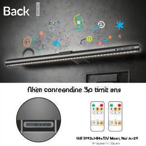 Lampe d'image alimentée par batterie Offres Spéciales en usine lumière d'art <span class=keywords><strong>LED</strong></span> <span class=keywords><strong>sans</strong></span> <span class=keywords><strong>fil</strong></span> pour la peinture lampes murales en aluminium avec télécommande - Product Image 3