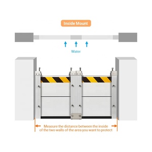 Nuevo Sistema de Barrera Contra Inundaciones, Barrera Impermeable Contra Inundaciones, Barrera Contra Inundaciones para Garajes, Barrera de Aluminio Contra Inundaciones - Product Image 5