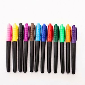Marqueur permanent à encre indélébile à pointe fine, 12 couleurs - Product Image 1