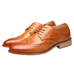 Кожаная обувь от производителя, Весенняя Мужская обувь в британском стиле, Корейская мужская обувь в стиле ретро, мужская обувь