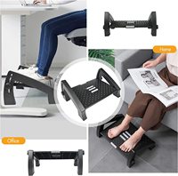 Repose-pieds de bureau à six vitesses rouleau de massage attaché repose-pieds ergonomique anti-stress