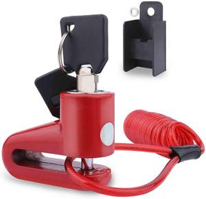 Verrou de disque de frein antivol en alliage d'aluminium durable avec câble pour scooter et vélo - Mijia <span class=keywords><strong>M365</strong></span> - Product Image 1