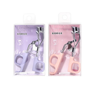 Rizador de Pestañas Lmltop de Ángulo Amplio, Acero Inoxidable, Rosa Morado, Paquete Individual con Tira Adhesiva de Repuesto Sy534 - Product Image 3