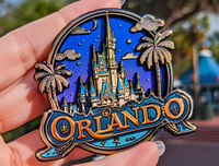 Vente en gros variété de Styles château Orlando aimant de réfrigérateur personnalisation tourisme aimants de réfrigérateur