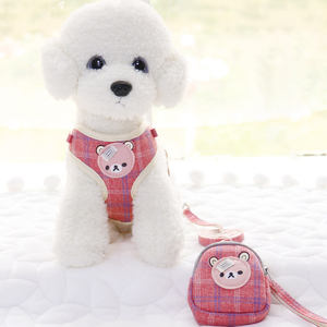 漫画のペットの子犬キティ犬のハーネスとペットのおやつバッグがセットされたリーシュ - Product Image 2