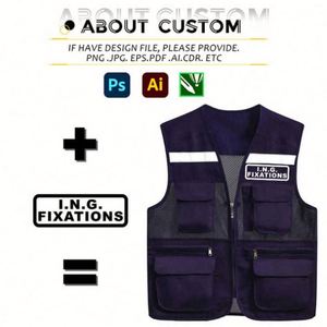 Customized Mesh <b>Reflective</b> Vest <b>Jacket</b> Work Clothes Shirt Construction Clothing Safety Work <b>Reflective</b> Vest With Pocket Logo - Product Image 5