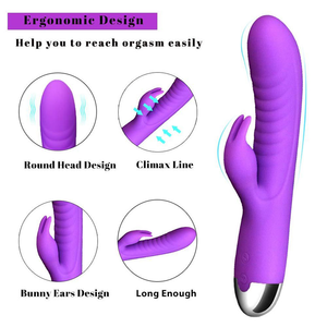 Realistic Dildo <strong>Rabbit</strong> Vibrator with 10 Speeds Swing Vibrating G Spot Dildos <strong>Sex</strong> <strong>Toys</strong> Clitoris <strong>Rabbit</strong> <strong>Ear</strong> Vibrator for Women - Product Image 3