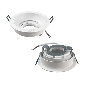 Villa estilo Popular Circular Mr16 marco lámpara foco módulo Shell Gu10 Gu5.3 Gx53 instalación techo Led <span class=keywords><strong>luz</strong></span> carcasa - Product Image 2