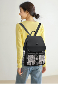 Women <b>Backpack</b> Fashion Design High Quality PU <b>Leather</b> Female School Bag Multifunction <b>Large</b> Capacity Travel <b>Backpacks</b> - Product Image 5