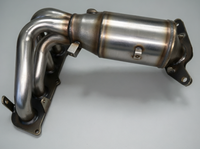 Convertisseur catalytique 1016013382 pour Geely Borui 2.4L JLD-4G24 2015-2017, collecteur d'échappement intégré avec catalyseur Euro5