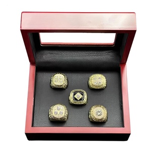 Set di Anelli in Lega d'Oro, Gioielli Edmonton Oilman, Anello Campione, Souvenir Sportivo da Uomo, Collezione per Fan - Product Image 5