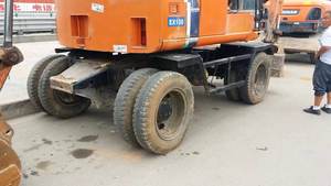 6 ตันใช้เครื่องขุด Hitachi EX60WD-1 EX120 EX100 รถขุดในสภาพการทํางานที่ดี - Product Image 3