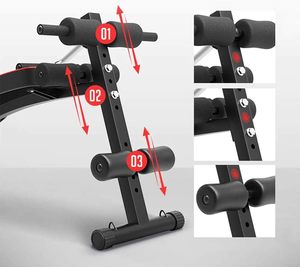 <span class=keywords><strong>Banc</strong></span> de gymnastique réglable avec poitrine, usage intérieur, <span class=keywords><strong>banc</strong></span> de musculation pliable - Product Image 3