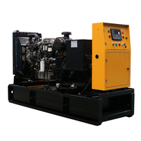 Genset Diesel Open Frame 110kW 3 Fasa Berpendingin Air untuk Cadangan Daya di Lokasi Konstruksi