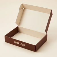 Boîte d'emballage en papier pliable personnalisée pour brownies, gâteaux, biscuits, pains, donuts et produits de boulangerie, de qualité alimentaire, recyclable et imprimée, vente en gros