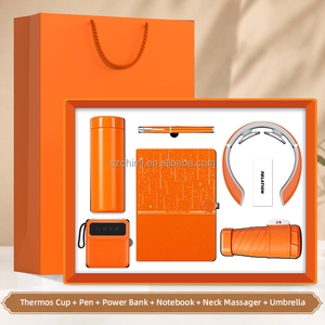Kit Regalo Promozionale Personalizzato: Taccuino Stellato, Penna, Tumbler, Massaggiatore per il Collo, Ombrello, Power Bank, Regalo Aziendale per Dipendenti - Product Image 6