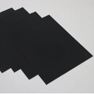 Ultra-reine schwarze hochabsorbierende Polyester-Strickreinigungskontrolle mit laser-versiegelten Kanten 9 × 9 Zoll