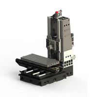 Centre d'usinage horizontal automatique simple à 3 axes CNC FANUC BT50 de haute précision TSH-1814, fraiseuse métallique robuste 24
