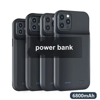 Power Bank Baterai Clip Belakang 12 Soft Rubber untuk iPhone 17 Pro Max/17 Pro TPU Case HP Mobile Power Bank