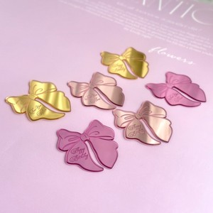 Décoration de gâteau en acrylique « Miel et Douceur » – Nœud Joyeux Anniversaire Maman, Je t'aime – Accessoire de gâteau pour Anniversaire, Fête des Mères, Journée de la Femme - Product Image 3