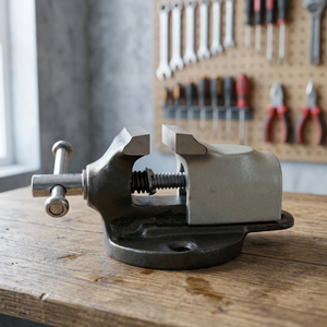 Pince à étau en bois rouge avec mécanisme de serrage à écrou à oreilles pour la fabrication de bijoux et les services de fabrication d'échantillons/moules - Product Image 4